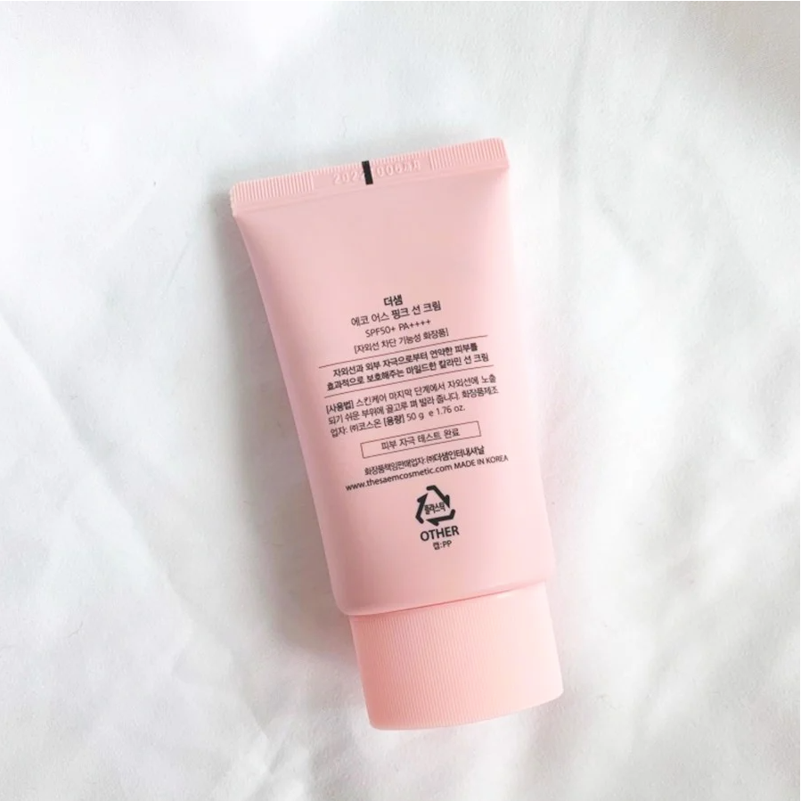 Kem Chống Nắng The Saem Eco Earth Power Pink